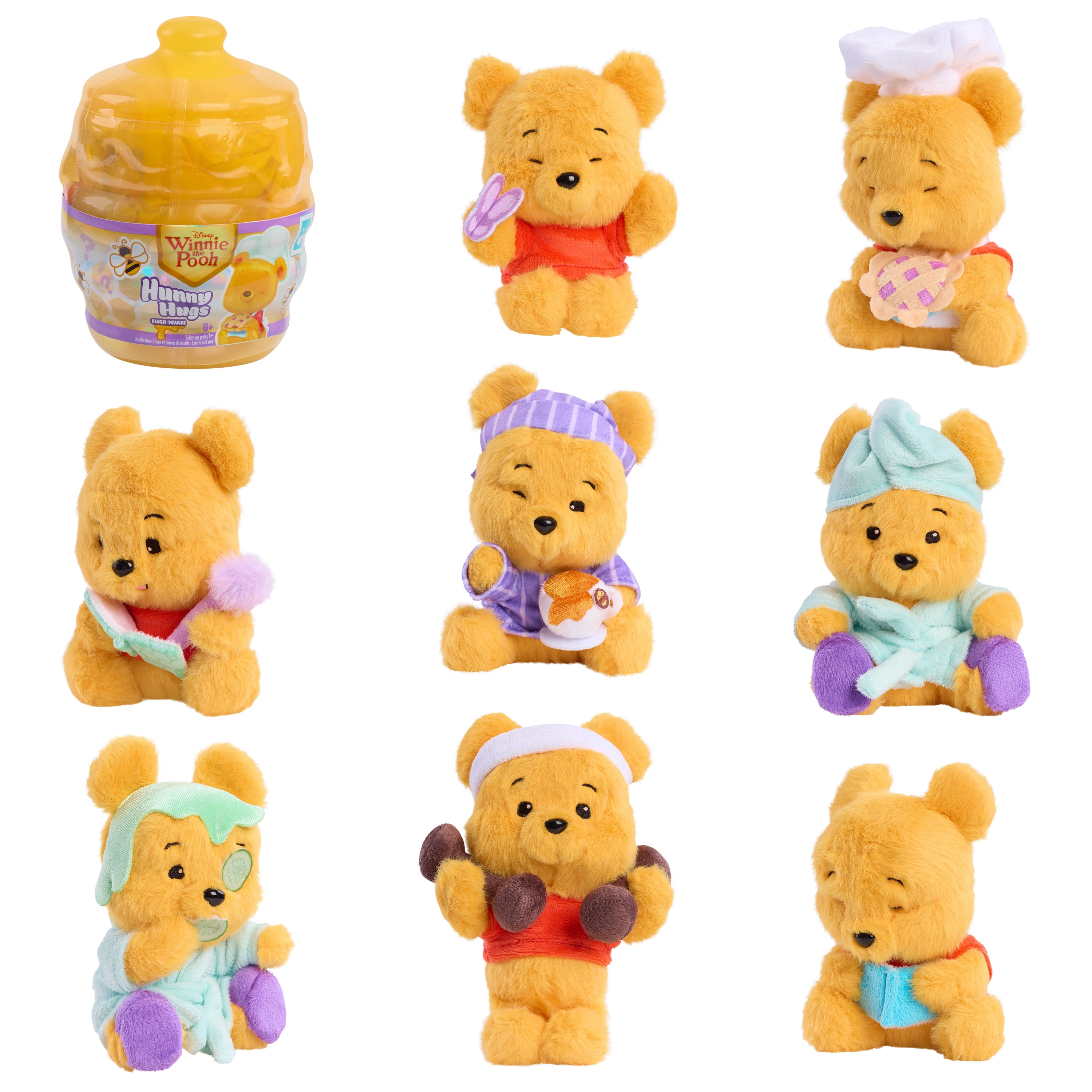 HAPPY HAUL Disney Winnie the Pooh Remix'd Plush, Two-Toned