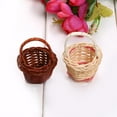 thumbnail image 6 of WRISTBIQUE 12pcs Mini Woven Baskets with Round Handles Assorted Colors for Home Decor and Storage, 6 of 8