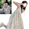 thumbnail image 4 of Vestido floral lencero,Vestido floral para mujeres y niñas, vestido floral para mujeres, vestido diseñado para profesionales, 4 of 8