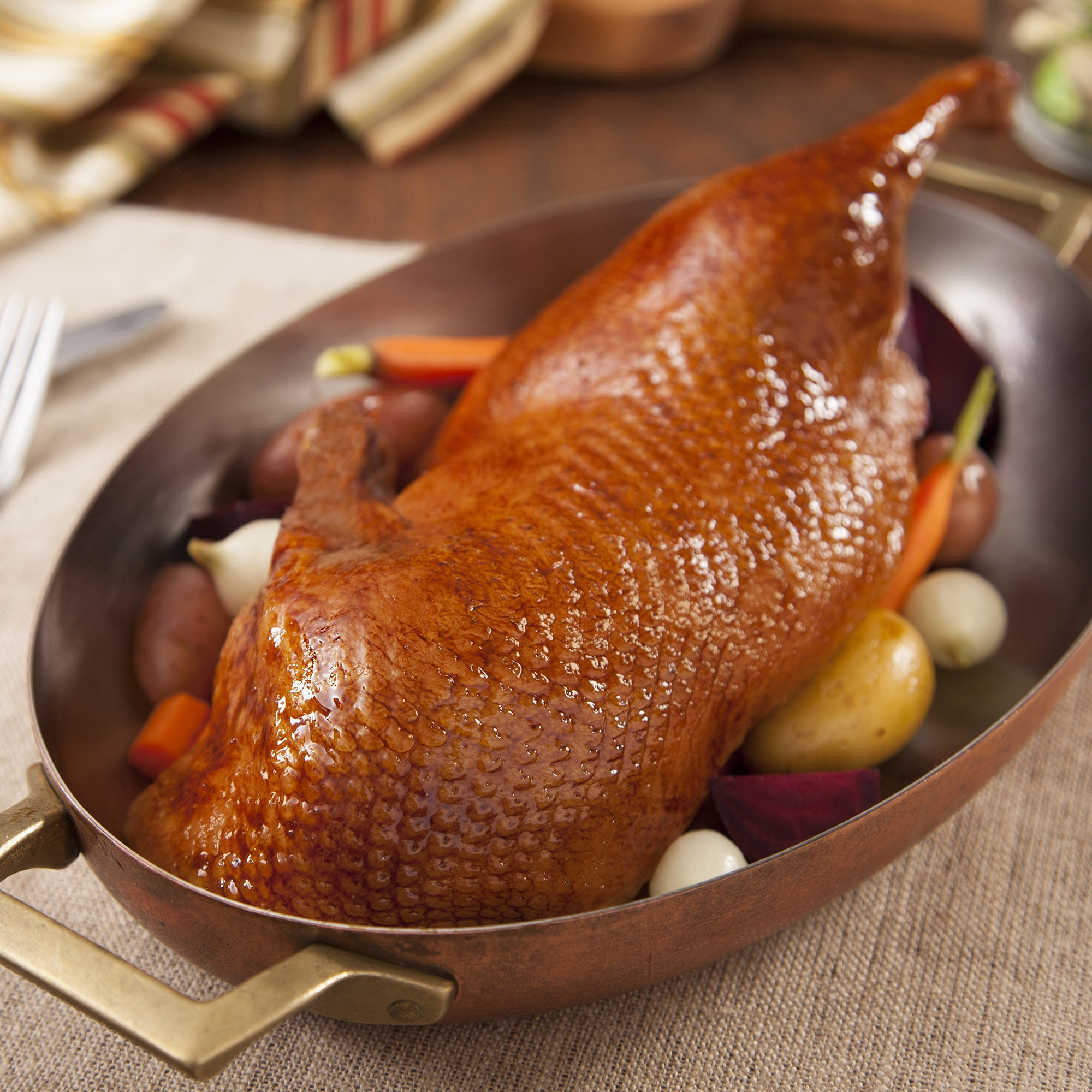 Maple Leaf Farms Whole Duck with Orange Sauce, 4-7 lbs (Frozen) 
