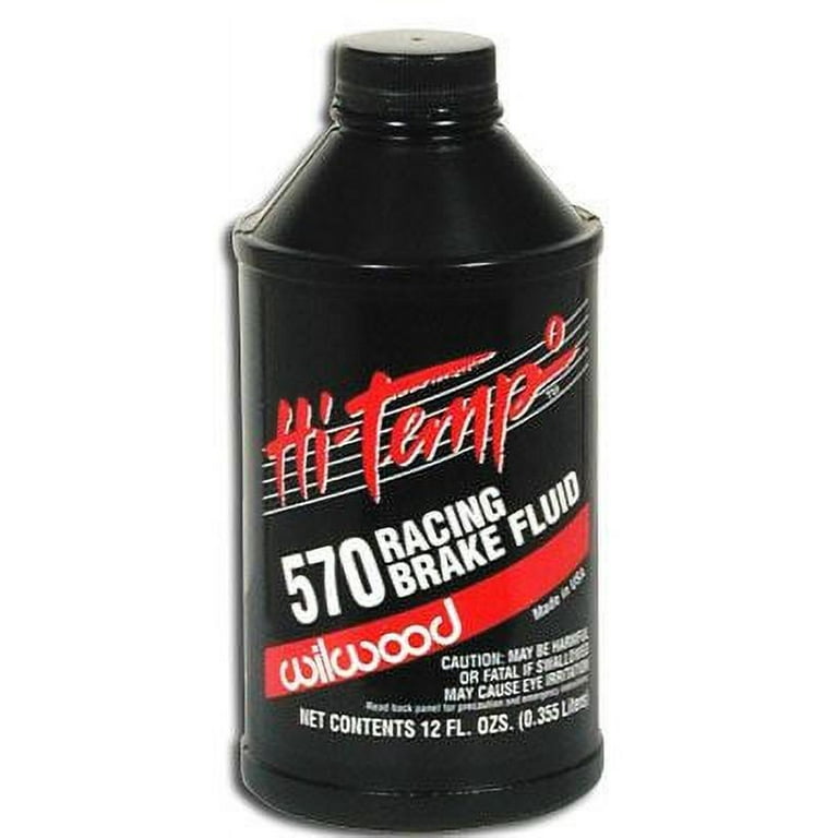 Wilwood Brake Fluid 570 Temp 12oz Single Bottle Wilwood Brake Fluid 570 Temp 12oz Single Bottle