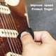 thumbnail image 2 of Puntas de los dedos de la guitarra, protectores de gel de sílice para las puntas de los dedos Púas de los dedos de la guitarra Excelencia verdadera, 2 of 11