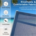 thumbnail image 2 of JERFIT 2-Pack Outdoor Chaise Lounge Chairs, Adjustable Patio Recliners with Removable Pillow, Water-Resistant Textilene & Aluminum Frame for Pool, Beach, Garden (Blue), 2 of 6