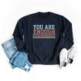 thumbnail image 2 of You Are Enough Stripes | Sweatshirt, 2 of 4