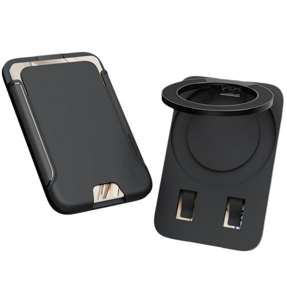 Clearance Now! Rotating Phone Holder Magnetic Card Holder 2-in-1 Suitable for Apple L9E9