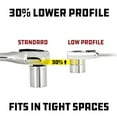 thumbnail image 2 of Powerbuilt 3/8 Inch Drive 60 Teeth Low-Profile Ratchet - 649975, 2 of 4