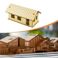 thumbnail image 6 of MERIGLARE 1/72 3D Miniature House Model for Teens Adults Landscape Layout Unique Gifts Style C, 6 of 8