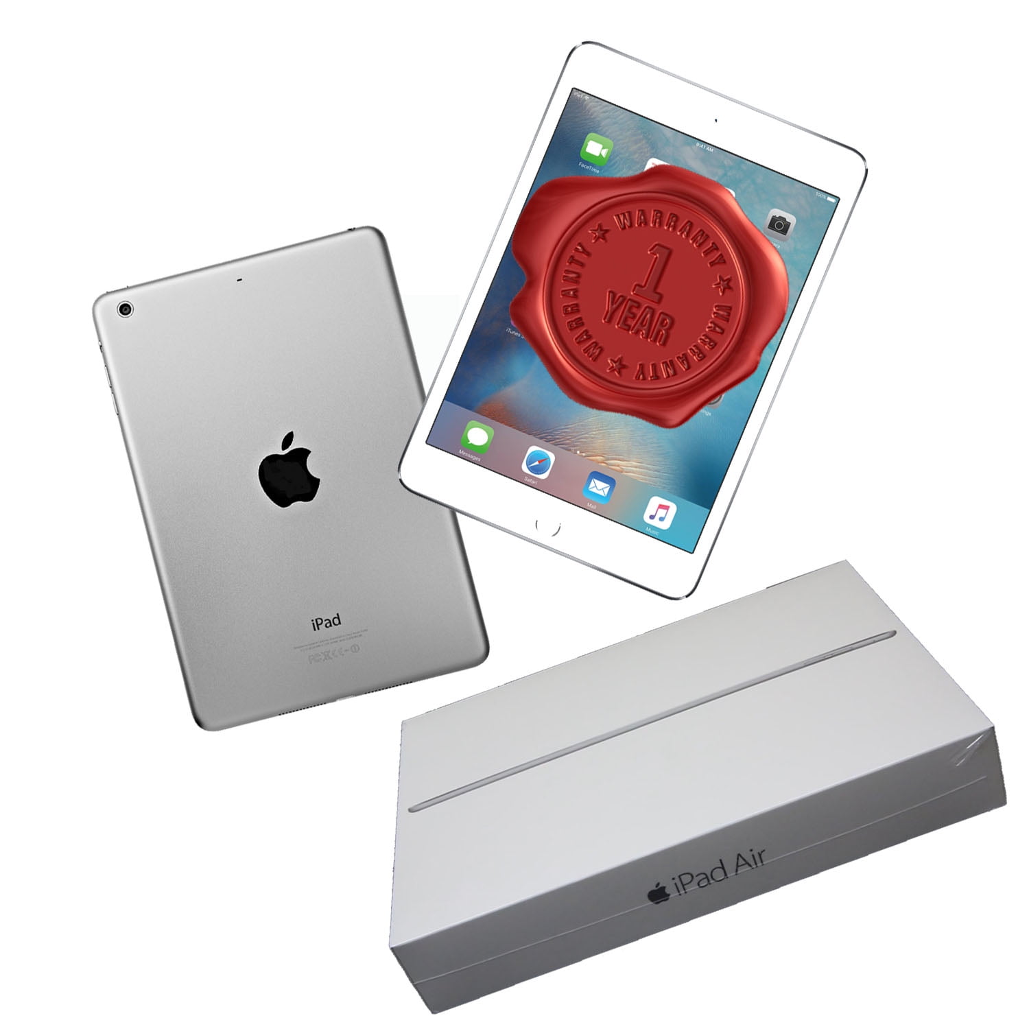 PC/タブレット タブレット Apple iPad Air Silver 32GB Wi-Fi Only, 9.7-inch Display with 1 Year Warranty