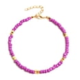 thumbnail image 1 of Coofit Bracelet de Cheville Femme Ajustable Mode Fait Main Bracelet de Cheville de Plage Perlé, 1 of 6