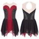thumbnail image 3 of Vestidos de baile lírico de Ballet con diamantes de imitación brillantes para niñas, vestido de baile lírico con abertura en la espalda, dobladillo Irregular, gimnasia, patinaje artístico, 3 of 5