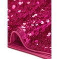 thumbnail image 5 of DARING DIVA Sequin Skirt for Women's High Waist Stretchy Velvet Bodycon S Pink, 5 of 6