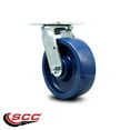 thumbnail image 2 of 6 Inch Solid Polyurethane Wheel Swivel Caster with Ball Bearing Service Caster, 2 of 2