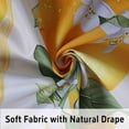 thumbnail image 6 of Lemon Kitchen Curtains Sets for Windows Lemon Summer Curtain Sink Window Valance 3 Piece Set Yellow Kitchen Decor Tier Curtains 3 Panels for Living Room Bedroom 54x36 Inches, 6 of 6