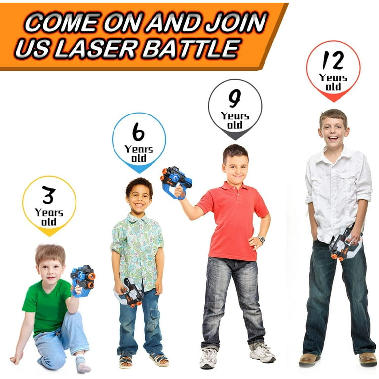 Kidpal Laser Tag Gun Toys for Boys 8 to 11 Years 2Guns with a