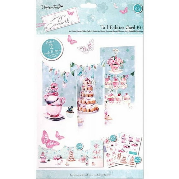 Papermania Lucy Cromwell Tall Foldies Card Kit