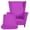 Purple, variant on XYZCANDO Pure Black Velvet 2 Piece Wingback Chair Cover Set, Stretch Washable Armchair Slipcover Protector for Living Room Bedroom Furniture Decor