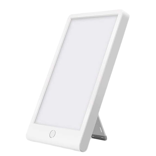 Sunlight Simulator Lamp, Tablet Design with Full Spectrum Light, Boost Mood for Home, Office, Café Shop, Yoga Class (Adjustable Brightness, UV-Free Light)