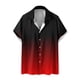 thumbnail image 1 of Mens Manga Corta Botón Abajo Camisas Botones Casuales Imprimir Blusa Turndown, 95% Poliéster 5% Camisa de Spandex para la Fiesta, Negocios Y Diario, 1 of 5