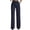 Navy, variant on Qiopertar Women's High Waist Wide Leg Pants Solid Color Straight Leg Trousers with Pockets Casual Comfy Office Work Slacks, Navy XXL