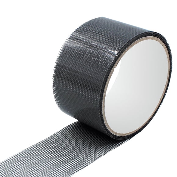 Window Screen Repair Kit Strong Adhesive Tape Repair Patch for Home Window Door Black/Gray