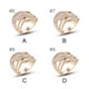 thumbnail image 3 of Qarigey Anillo de cristal de aleación para mujer, fecha bonita, banquete, boda, adolescentes, esposa, nudillo, joyería, accesorios de regalo Ropa, zapatos y accesorios Miscelánea Tamaño 7 Qarigey AP009706-03, 3 of 6