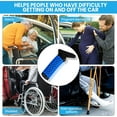 thumbnail image 6 of Car Door Handle for Elderly, Car Handle Assist Support Handle, Portable Elderly Assistance Mobility Aids for Getting Out of Car, Auto Grab Cane for Seniors and Handicapped, Blue, 6 of 10