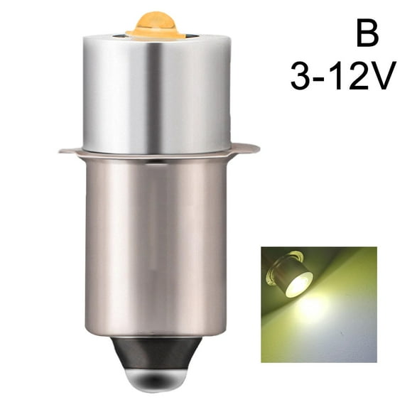P13.5S DC6V-24V/3-12v LED Ampoules de Mise à Niveau Maglite Blanc Lampe de Poche 3W 2023 UK W3W8