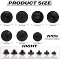 thumbnail image 2 of 7PCS Brake Line Flaring Tool Kit Adapter,Single & Double Flaring Tool Adapter Includes Size 5/8",1/2",7/16",3/8",5/16",1/4",Professional Brake Line Flare Tools Adapters Car Tools, 2 of 7