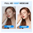 thumbnail image 5 of 4K Full HD 1080P Webcam with Microphone and Privacy Cover - 90° View USB Computer Camera ,Easy to Install, 5 of 5