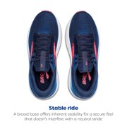Brooks Women’s Ghost Max 2 Neutral Running & Walking Shoe - Peacoat/True Blue/Diva Pink - 6 Medium