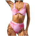 thumbnail image 1 of Bikini cómodo para mujer con estampado calado de dos piezas traje de baño conjunto de ropa de playa OAVQHLG3B Store  lin121212, 1 of 4