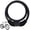 Black, variant on Bike Cable Lock 4-digit Combination Black, 25.6 inch Heavy-Duty 0.43 inch Thick Steel PVC Coated Weatherproof Anti-Theft Lock for Bicycles Mountain Bikes