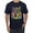Navy, variant on Colorful Majestic Neon Atric Wolf | Dean Russo Art Animal Lover Men's T-Shirt, Black, S