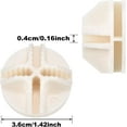 thumbnail image 2 of Lsupdaol 32 Pieces Cube Connectors Plastic Storage Wire Cube Organizer ABS Connectors for Modular Closet Storage Organizer and Wire Shelf (White), 2 of 5