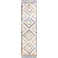 thumbnail image 2 of JONATHAN Y MOH200E-28 Amir Moroccan Beni Souk Ivory/Blue/Orange 2 ft. x 8 ft. Runner Rug, 2 of 10