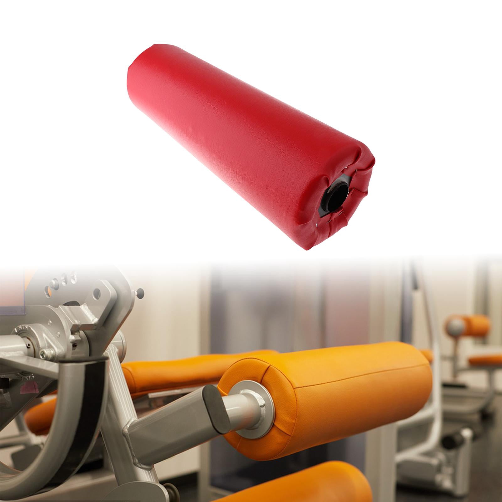 Baoblaze 1 Piece Foam Foot Pad Roller Soft Sponge Sleeve for Workout Bench Ab Machine Red