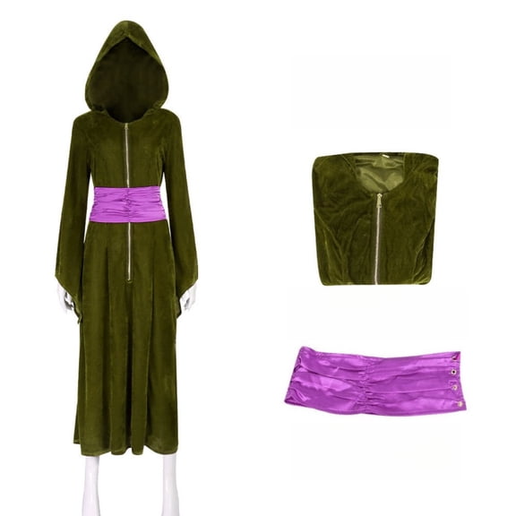 Adult Women Padme Inspired Elegant Green Gown Vintage Royal Style Dress