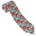 thumbnail image 3 of Fotbe Warm Christmas Memories Corbata Clásica para Hombre con Estampado – Corbata de Seda Jacquard Tejida, para Negocios, Bodas y Eventos Formales, 3 of 7
