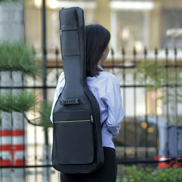 SEWACC Soft Acoustic Guitar Case Black Oxford Cloth for Daily Use 1Pcs