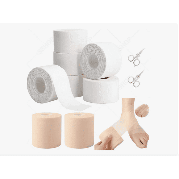 Set Vendaje Xtellar 2 Cinta Cebolla + 6 Tape Vendajes +2 Tijeras