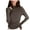 Coffee, variant on Women's Turtleneck Long Sleeve Shirts Ribbed Stretch Thermal Baselayer Pullover Tops(Khaki,XL)