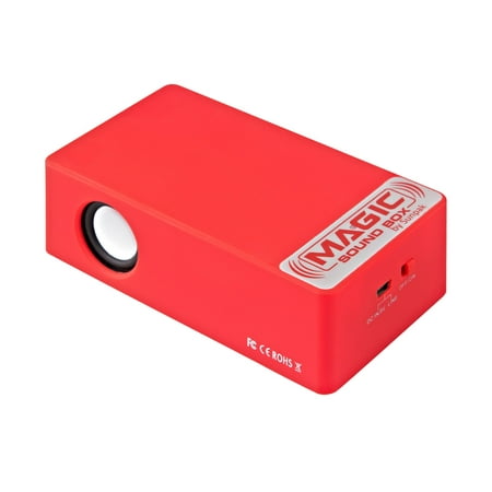 Smartphone Magic Music Speaker Box (Red) (Best Music Experience Smartphone)