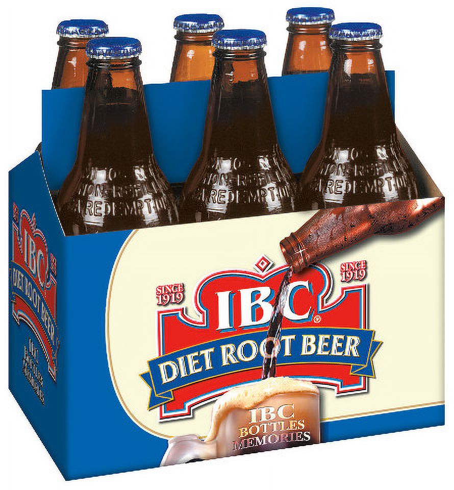 IBC Diet Root Beer, 12 Fl. Oz., 6 Count