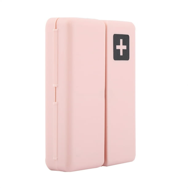 Organizador de pastillas Jadeshay estuche para medicamentos portátil estuche plegable para pastillas