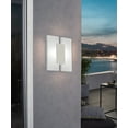 thumbnail image 4 of Eglo Lighting - Metrass 2 - 2-Light Led Wall Light - Matte Nickel - White Satin, 4 of 4
