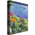 thumbnail image 3 of Trademark Art "Sailboat Bay Garden" Canvas Wall Art by David Lloyd Glover, 3 of 3