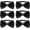 Black 6, variant on Men's Pre Tied Adjustable Bow Ties for Men Women Boys Necktie Bow Tie Wedding Party Concerts