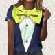 thumbnail image 1 of Puntoco Liquidación de camisetas cortas para mujer, nueva camiseta estampada informal de moda para mujer, camiseta de manga corta con cuello redondo, 1 of 4