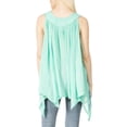 thumbnail image 2 of Sakkas Ligia Womne's Sleeveless Classic Casual Tank Top Loose Fit Summer Tie Dye - Mint - One Size, 2 of 5