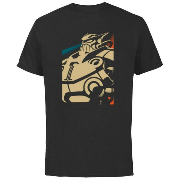 Disney PIXAR Lightyear Emperor Zurg Silhouette - Short Sleeve Cotton T-Shirt for Adults - Customized-Black